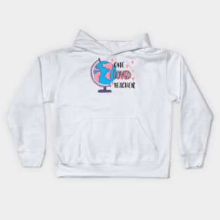 One Loved Teacher Kids Hoodie